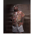 復古油畫古巴領襯衫 Vintage Art Print Cuban Collar Shirt_2