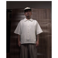 Boxy 拉鏈襯衫 Boxy Zip Shirt &mdash; Black / White_4