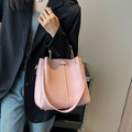 日系高級PU皮革手提包_6