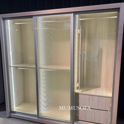 ｜詢問度TOP 全強化玻璃燈條衣櫃2.0｜