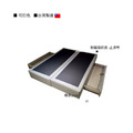 ｜K104 666型貓抓皮左右一抽屜床底 可訂色｜_1