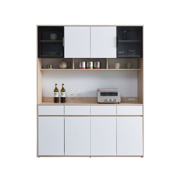 ｜奶霜5.3尺餐櫃(整組)｜