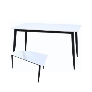 ｜雪山白岩板餐桌 120CM｜