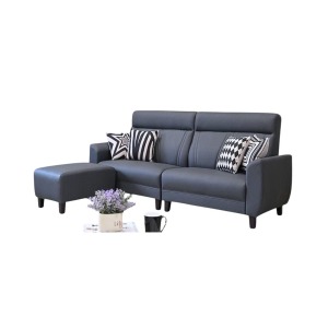 ｜保馬貓抓皮L型沙發｜