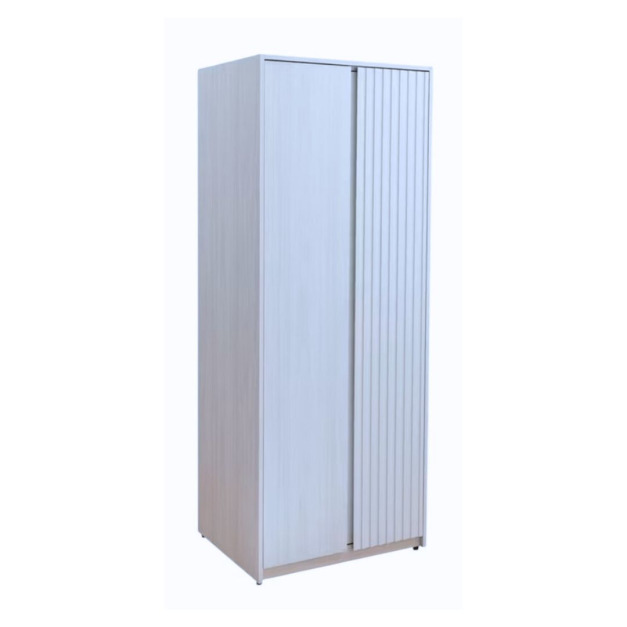 ｜侘寂風2.5尺線條雙吊衣櫃｜