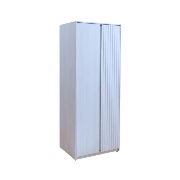 ｜侘寂風2.5尺線條雙吊衣櫃｜