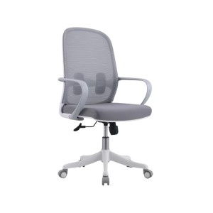 ｜CK178 白框灰網造型椅｜