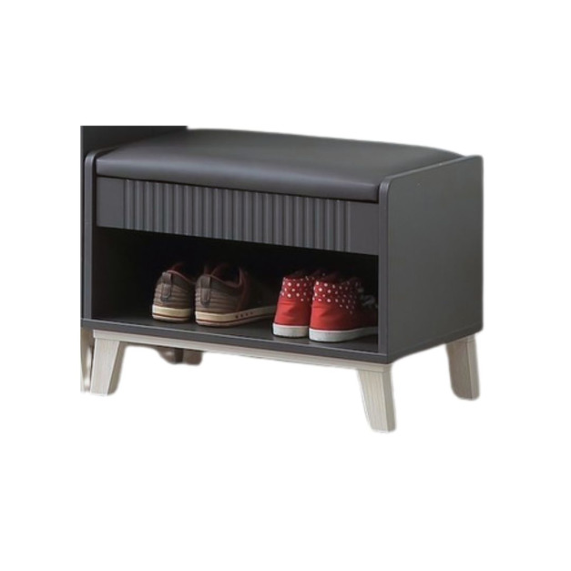 ｜歐力60公分黑色座鞋櫃｜