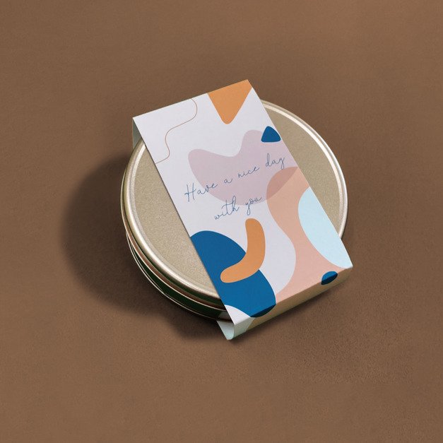 圓鐵盒( (玫瑰金)+偏心袖套