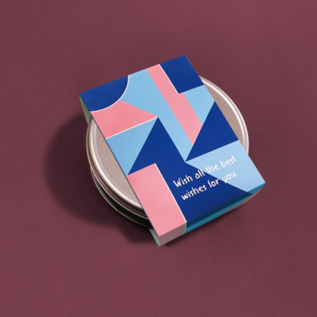 圓鐵盒(高雅銀)+幸福時空袖套