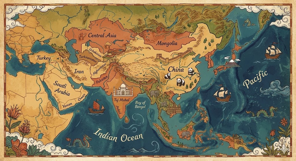 台灣市場與全球佈局圖