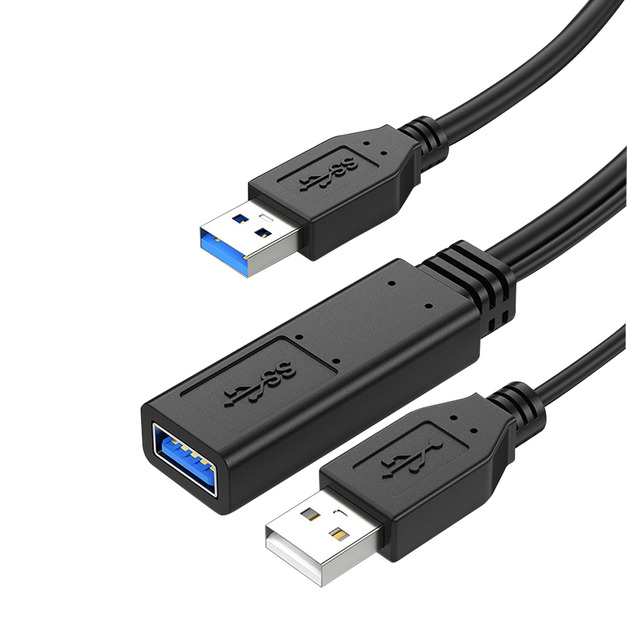 [工程級用線]USB延長線 USB USB延長 USB3.0 20米延長 自帶晶片