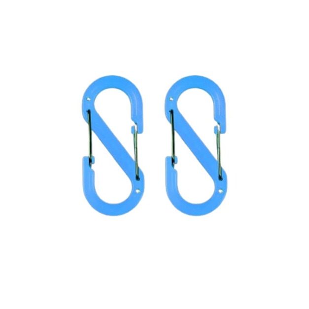 【OUROBOROS】夜光登山扣 S字扣 夜光藍 雙入