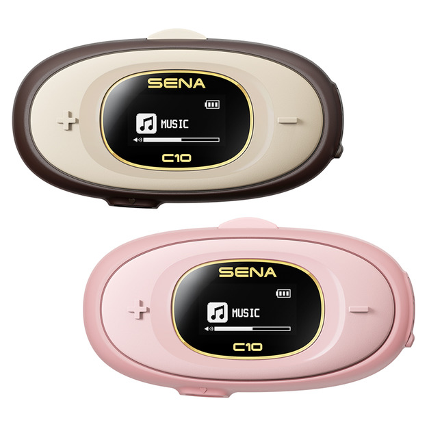 SENA C10 十項全能的安全帽藍芽 | 機車藍牙耳機【雙包裝】