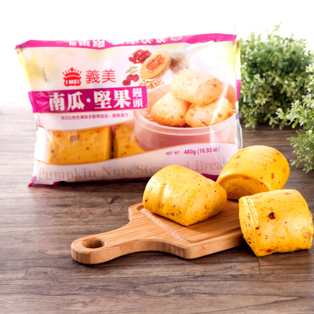 【義美】南瓜堅果饅頭 (6粒/480g/包)