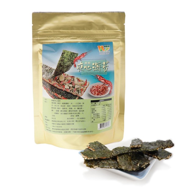 鮮蝦夾心海苔