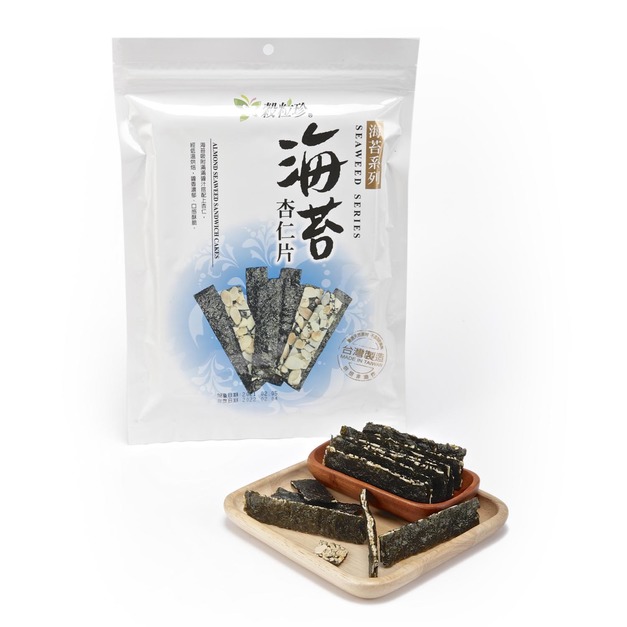 海苔夾心40g-杏仁片