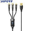 SuperV RT66 3 in 1 66W 多功能數顯快速充電線(120cm)_2