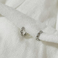 簡約鑲鑽耳扣式耳環_2