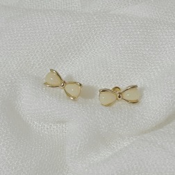 氣質蝴蝶結耳環