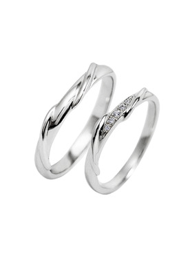 925純銀｜纏綿愛戀鋯石戒指 ZR887-ZR888