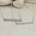 925純銀｜真愛密碼．手敲姓名項鍊訂做 R1032-R1032A_2