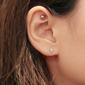 585K金｜四方鑽耳環 e500000111-112_1