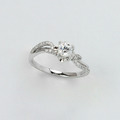 925純銀｜羞怯美人鋯石/鑽石戒指 ZR422_3