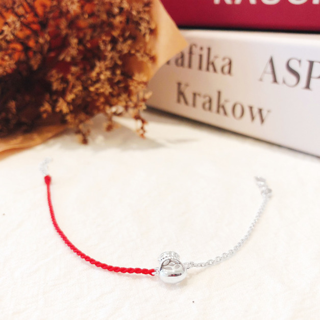 925純銀｜步步高升紅線手鍊 HL0253B01