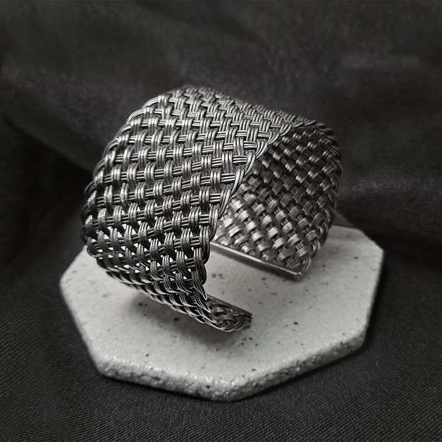 925純銀｜三條編織手環 b90000055-1