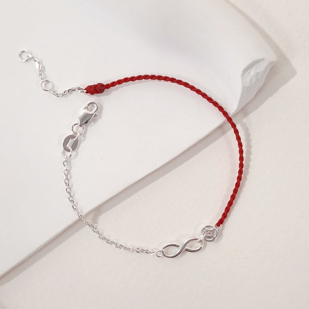 925純銀｜無限有錢賺幸運紅線手鍊 HL0286B01