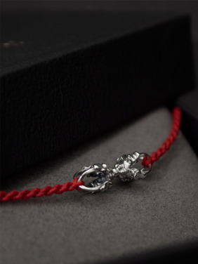 925純銀｜避穢金剛紅線手鍊 9BW0032