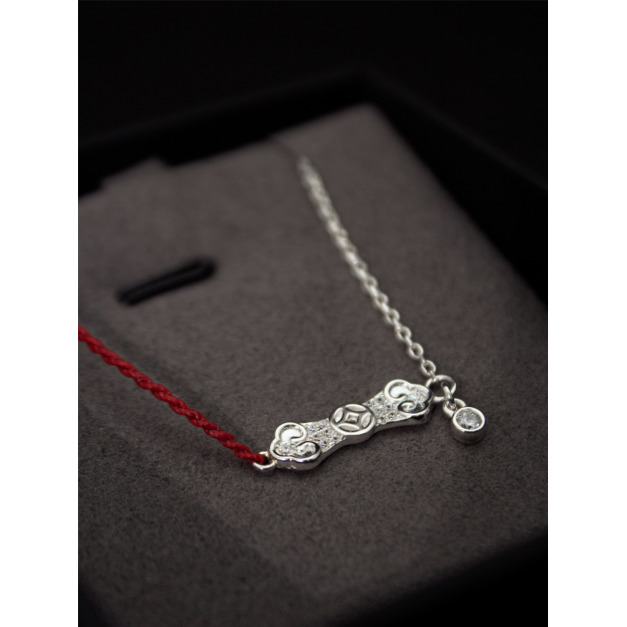 925純銀｜安康如意紅線手鍊 HL0384B01