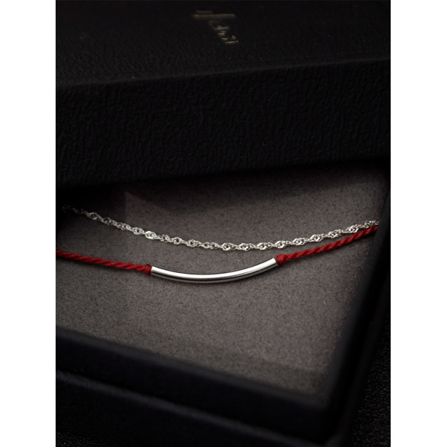 925純銀｜金蘭知己紅線手鍊 HL0140B03