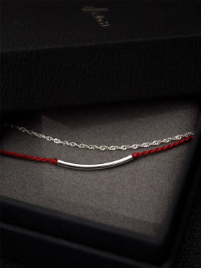 925純銀｜金蘭知己紅線手鍊 HL0140B03