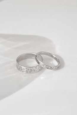 手作｜粼粼波光銀戒