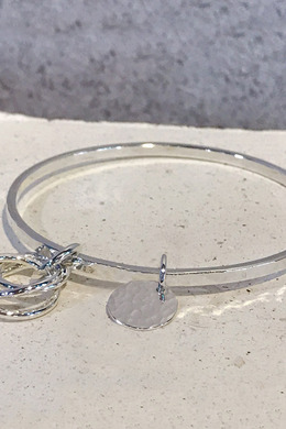 手作｜波紋圈圈質感純銀手環