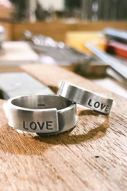 手作｜愛的進行式純銀戒指