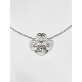 925純銀｜守護著你十二星座蘭花項鍊(特大款) SLOn22_2