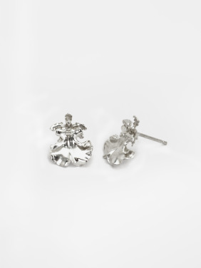 925純銀｜跳舞蘭耳飾 SLOe17