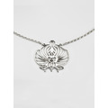 925純銀｜守護著你十二星座蘭花項鍊(特大款) SLOn22_7