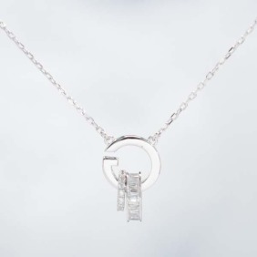 925純銀｜光影勾心項鍊 XL070170B