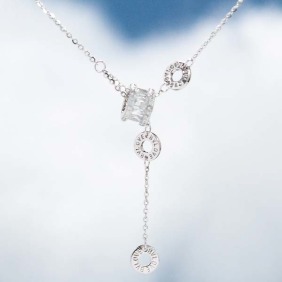 925純銀｜輪圈愛戀項鍊 XL020573BZ