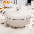 圓形琺瑯鑄鐵湯鍋(30cm)-7.1L-多色可選_2