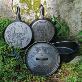 Wildlife 野生動物系列 鑄鐵露營鍋具五件組 (L5WLSETA)