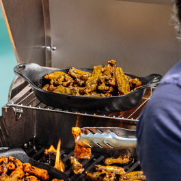 美國製橢圓形耐鏽鑄鐵煎烤盤-470ml