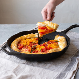 主廚系列 美國製單柄鑄鐵煎鍋-32cm