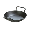 美國製高碳鋼雙耳平底煎鍋-20cm_1