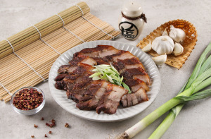 酒釀蒜香鹹豬肉
