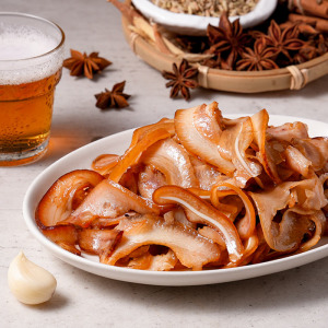 蒜香煙燻豬耳絲